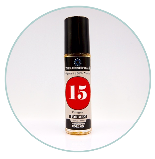 Mens Organic Cologne/Aromatherapy Roll-on "15"
